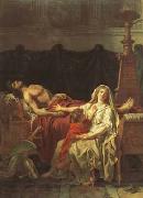 Jacques-Louis David andromache mourning hector (mk02) France oil painting artist